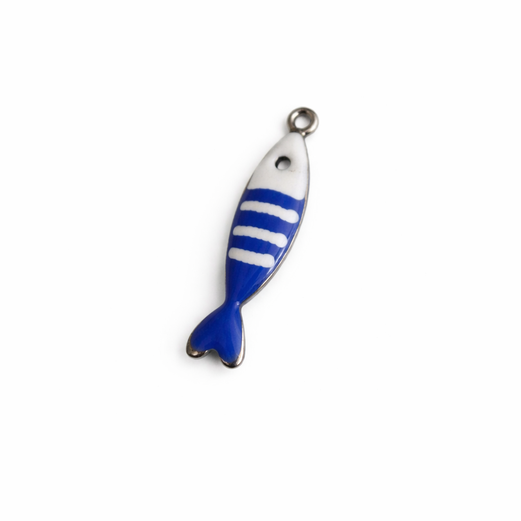 Small Enamel Fish Charm