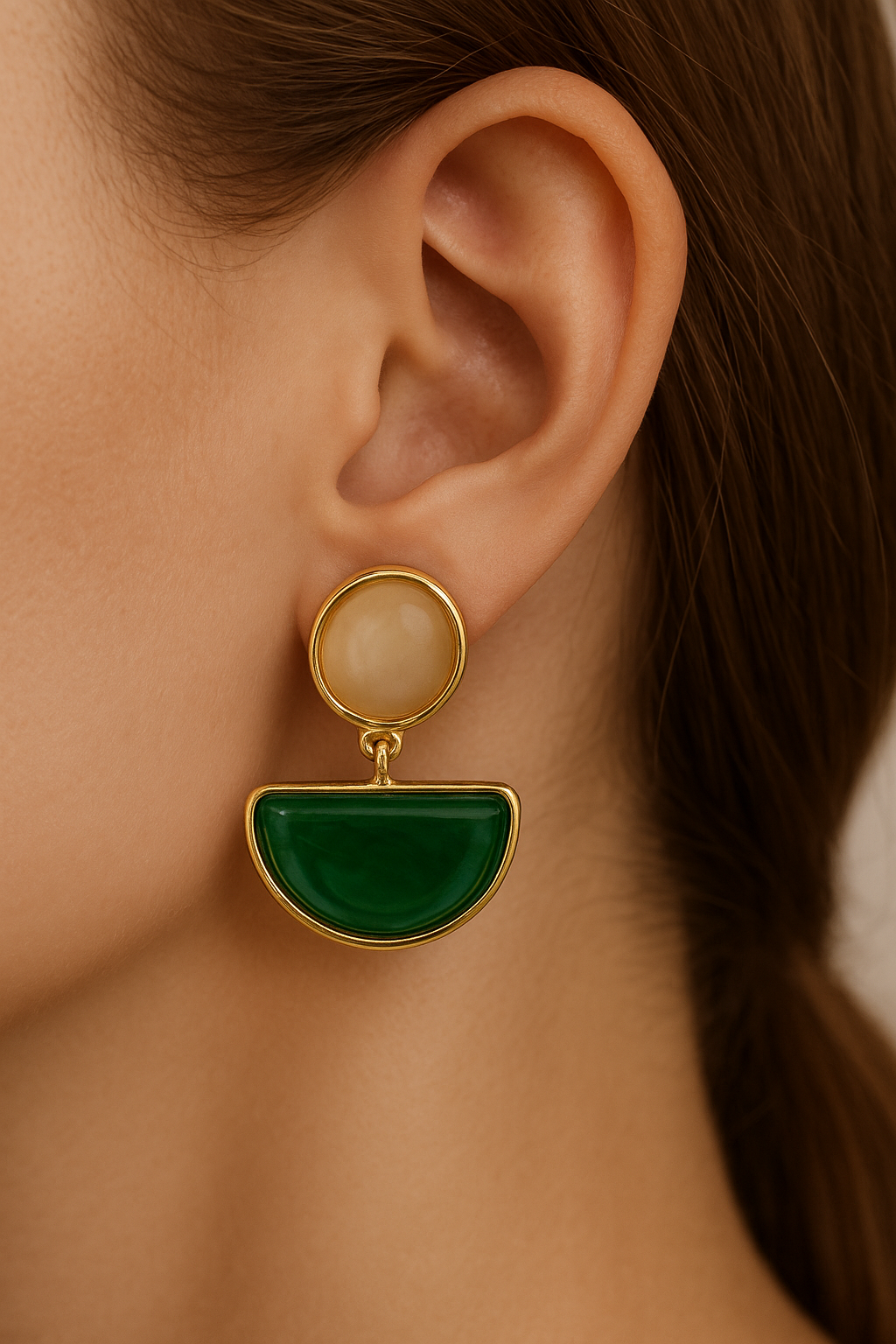 Geometric Drop Earrings