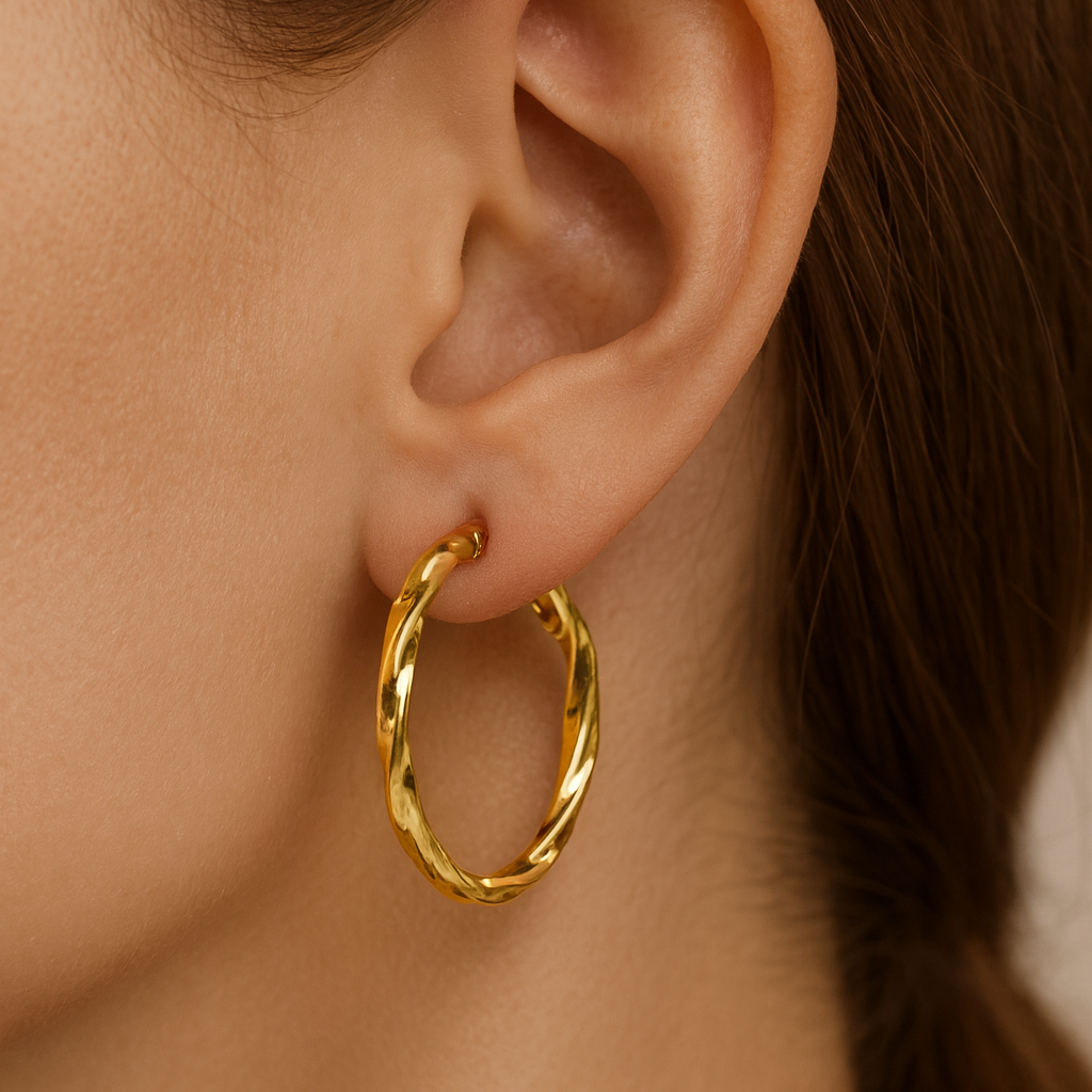 Medium Gold Hoops