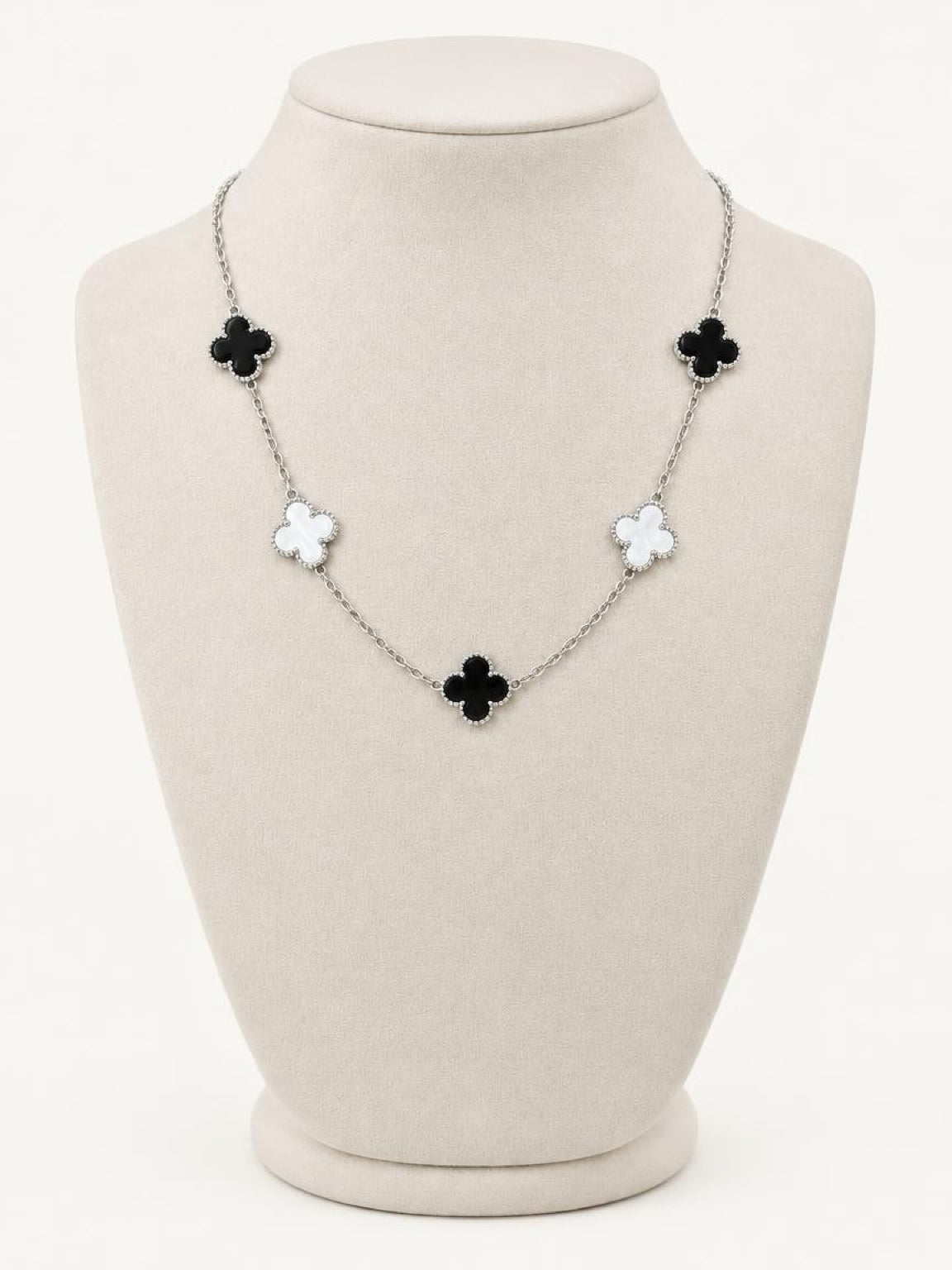 Silver Four Leaf Clover