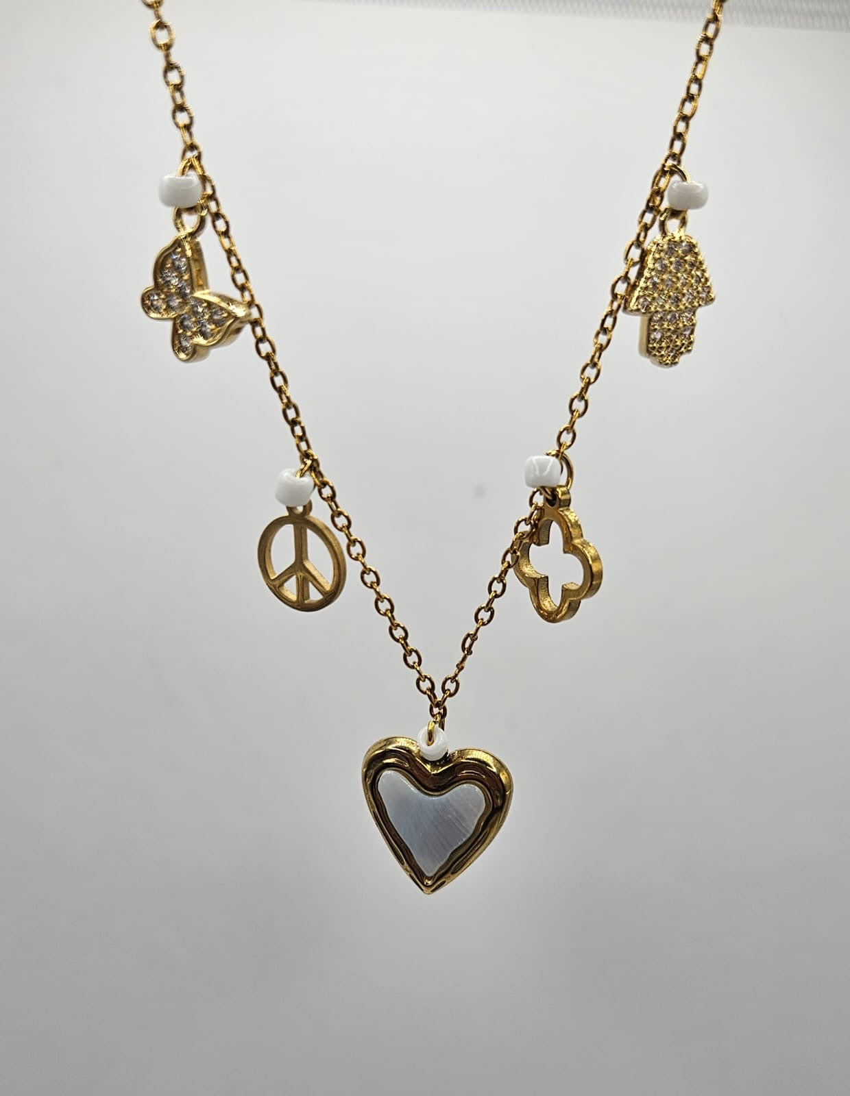 Gold Charm Necklace