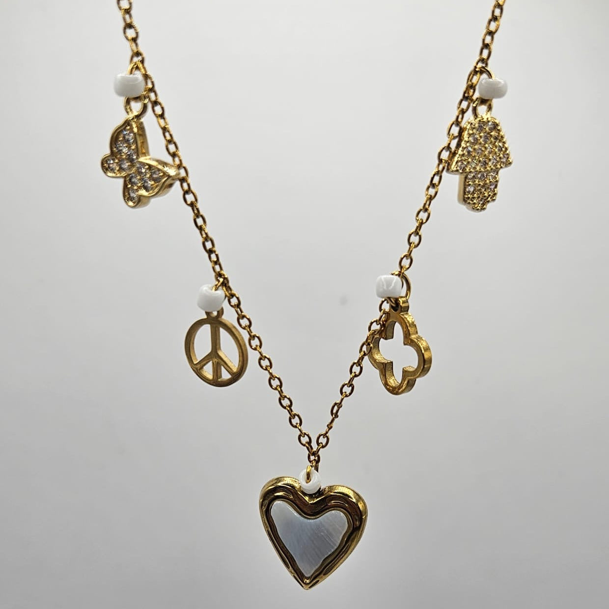 Gold Charm Necklace