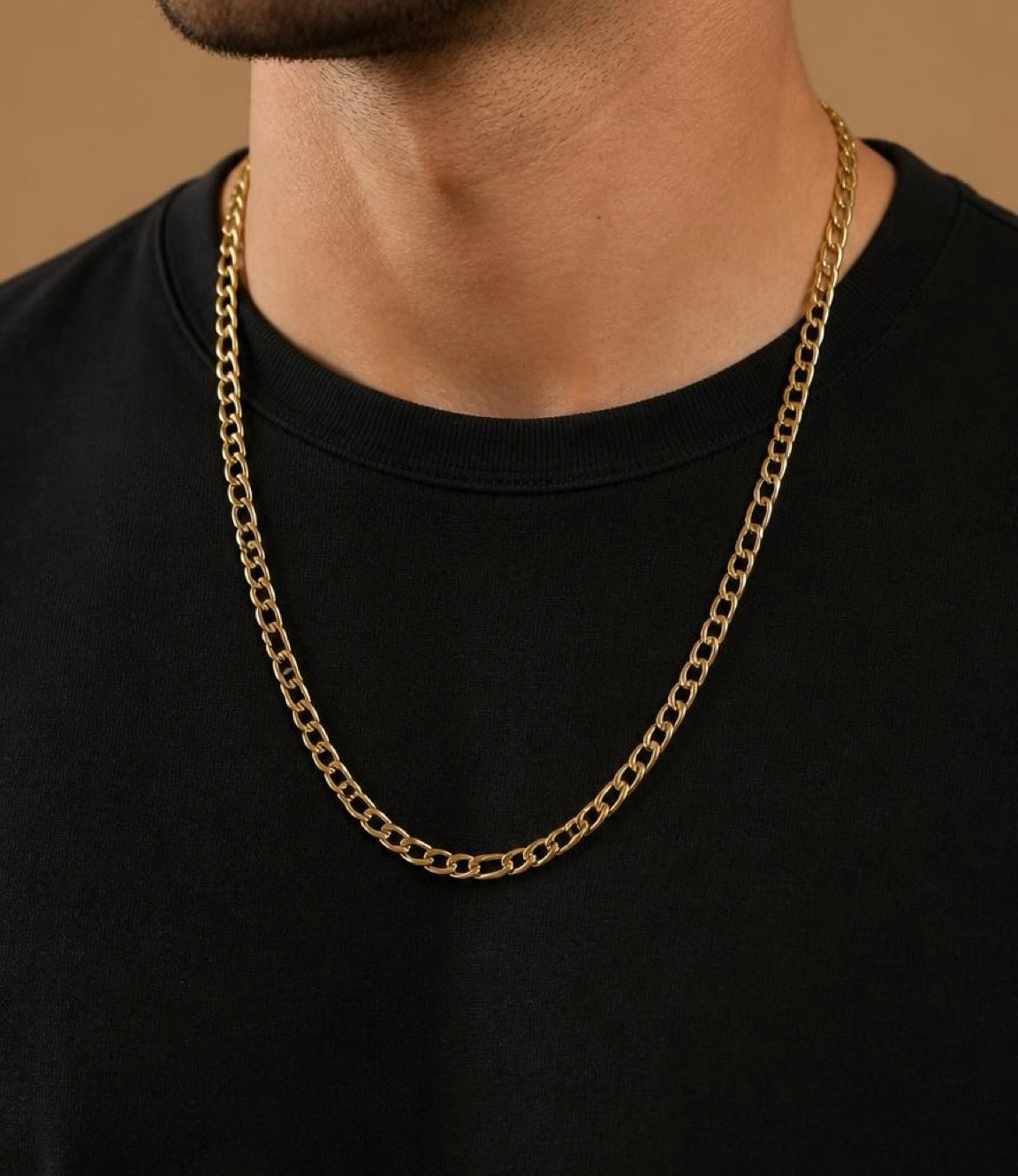 Gold Curb Necklace