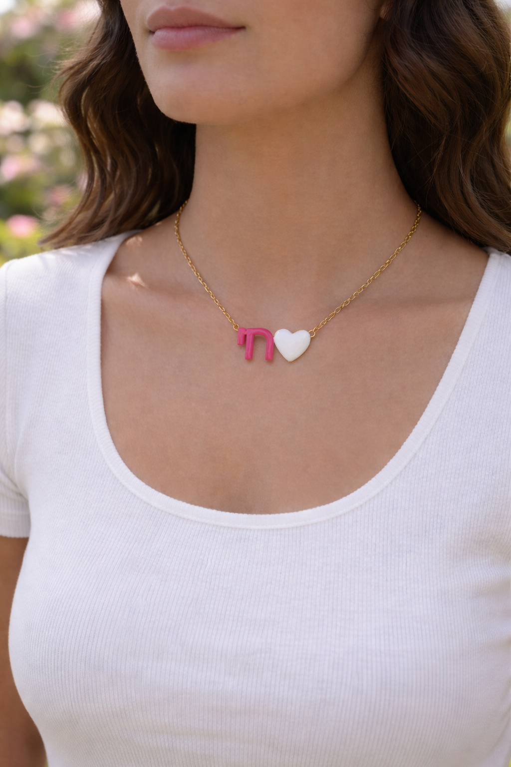 Enamel Chai Necklace