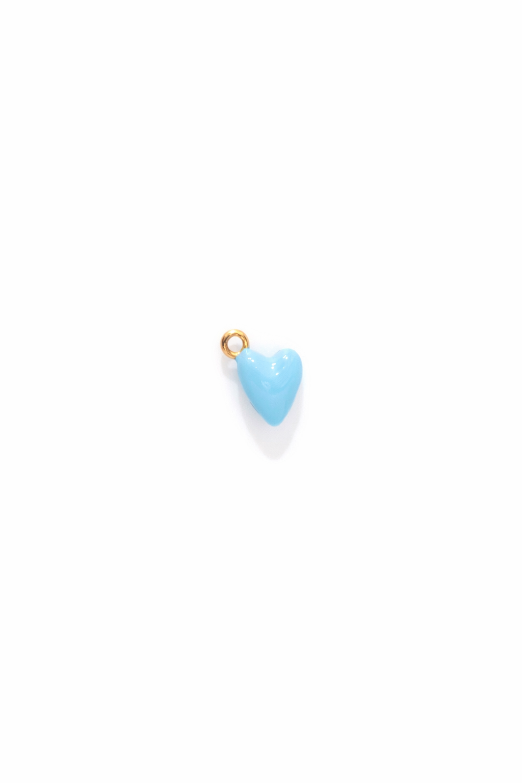 Baby Blue Heart Charm