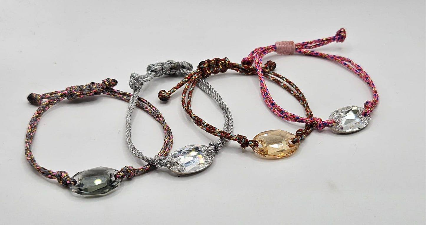 J2 Crystal Cord Bracelets