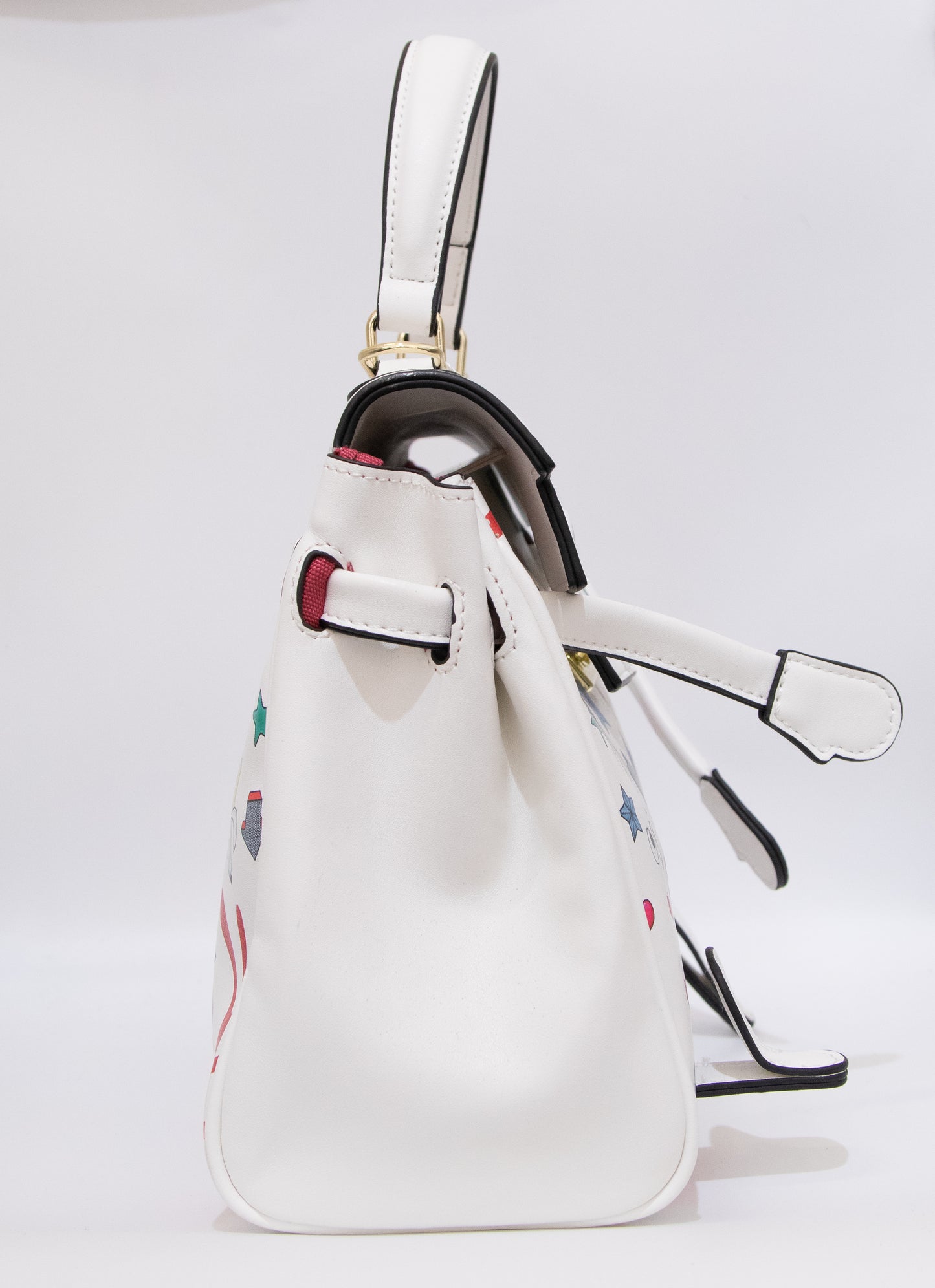 White Pop Art Handbag