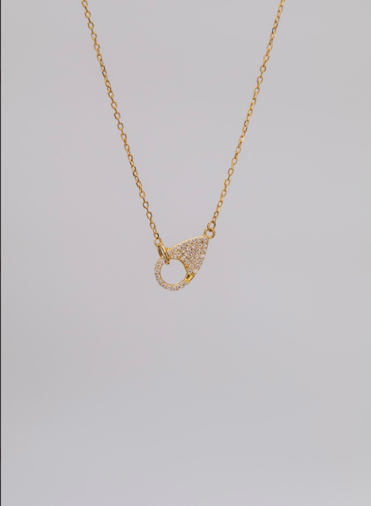 Sterling Silver Clasp With Diamanté