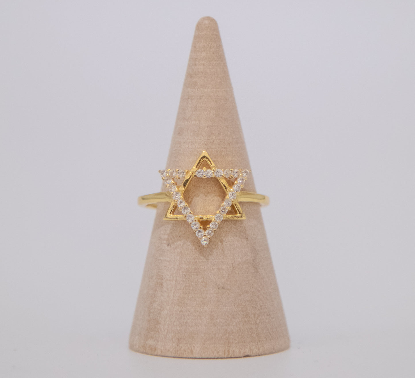 Star of David Cubic Ring