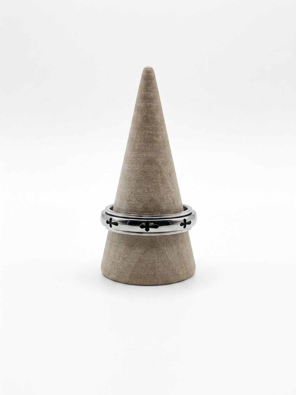 Cross Spinner Ring