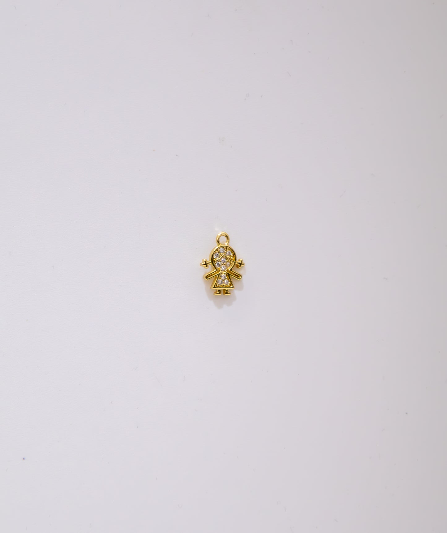 Gold Girl Charm