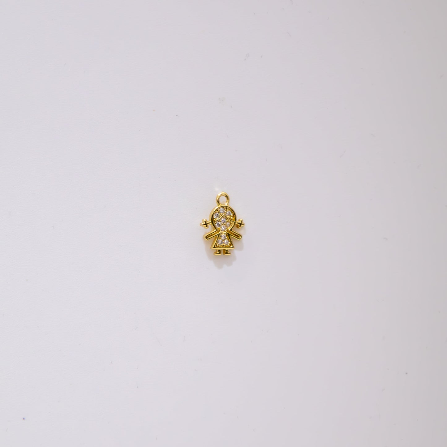Gold Girl Charm