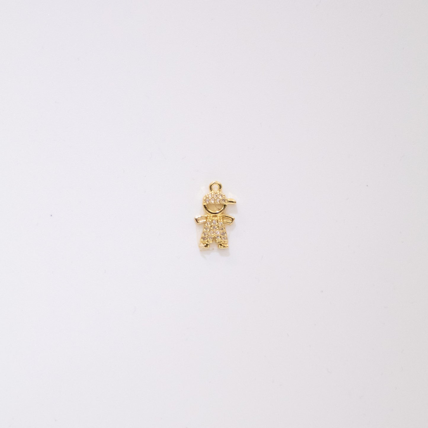 Gold Boy Charm
