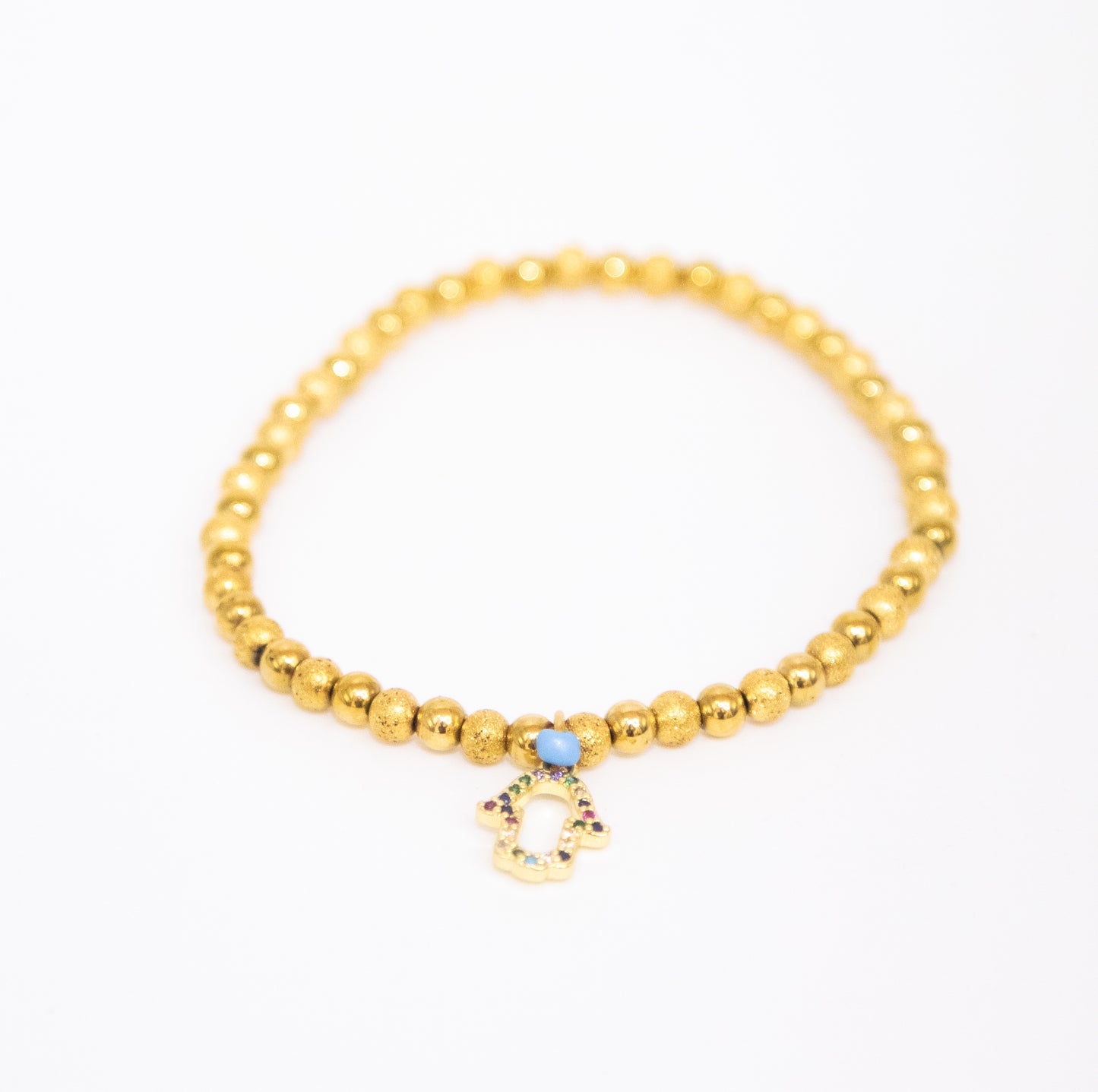 Gold Beaded Bracelet