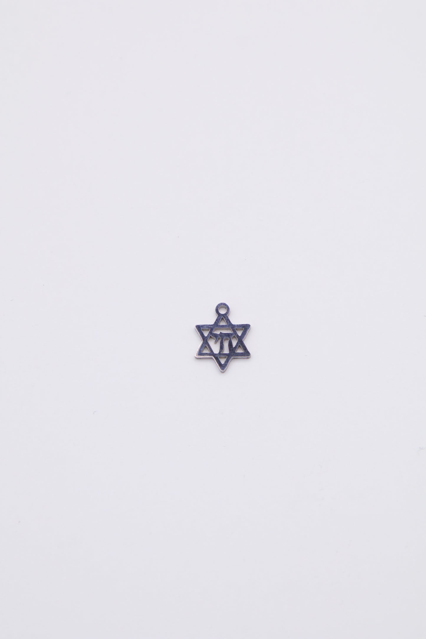 Baby Magen David with Chai Charm