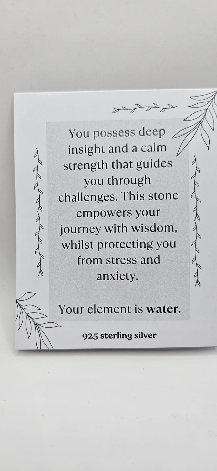 February Birthstone Sterling Silver Earrings