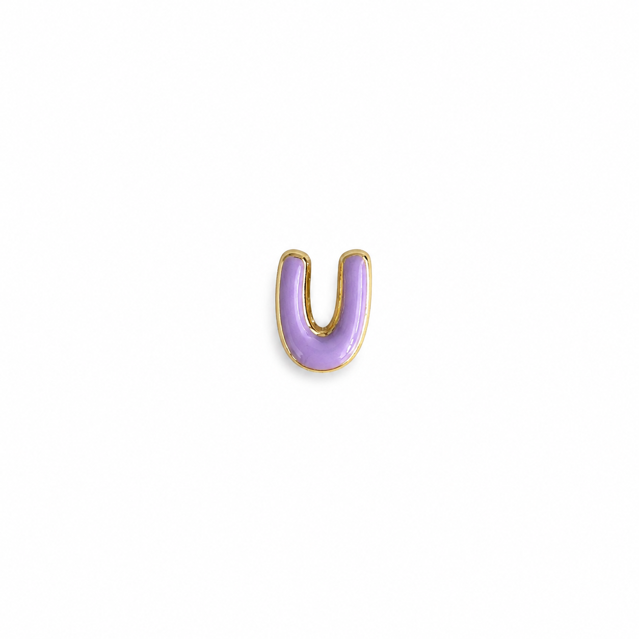 Enamel Initial Charm