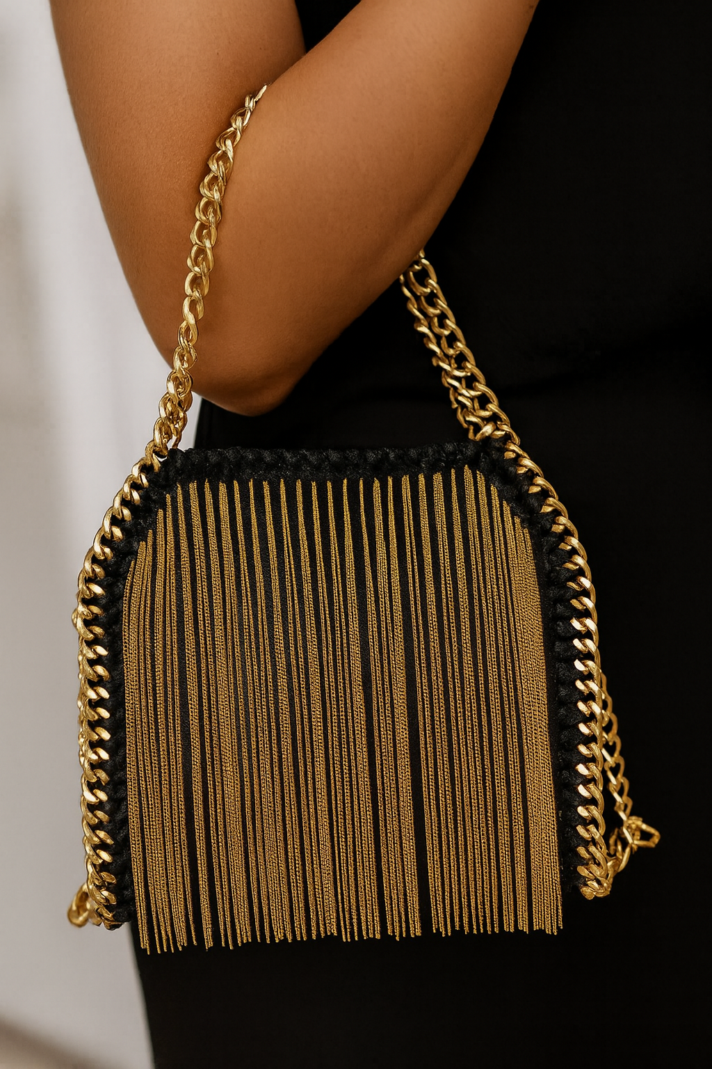 Gold Tassel Bag