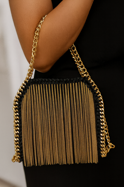 Gold Tassel Bag