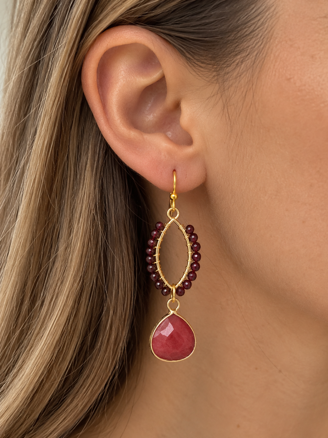 The Ruby Earring