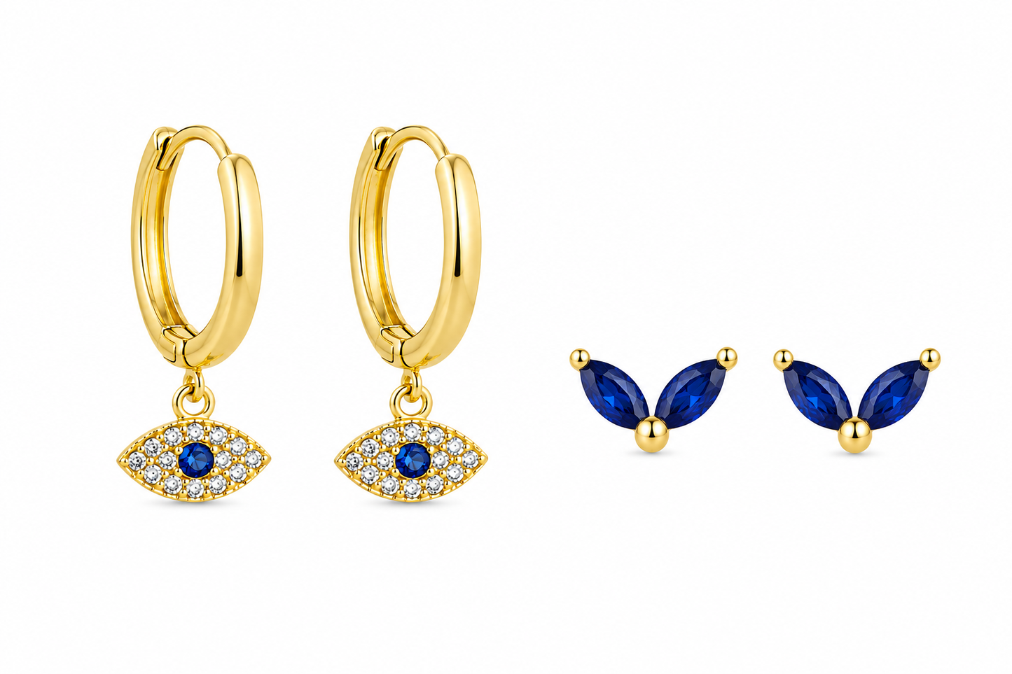 Evil Eye Earring Set