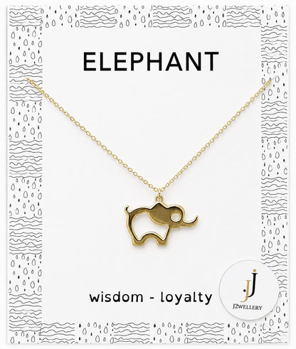 Sterling Silver Baby Elephant Necklace