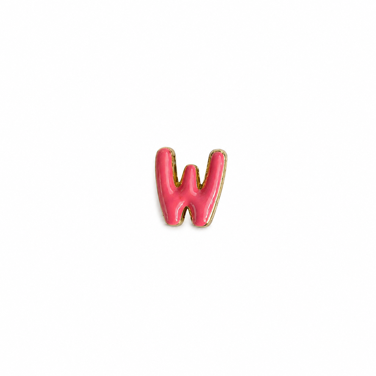 Enamel Initial Charm
