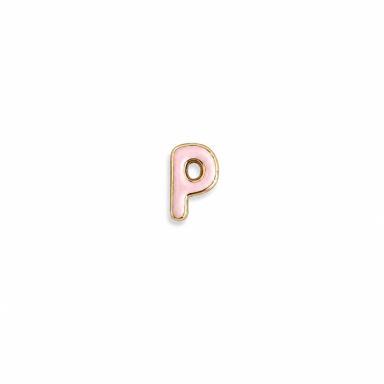 Enamel Initial Charm