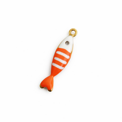 Small Enamel Fish Charm