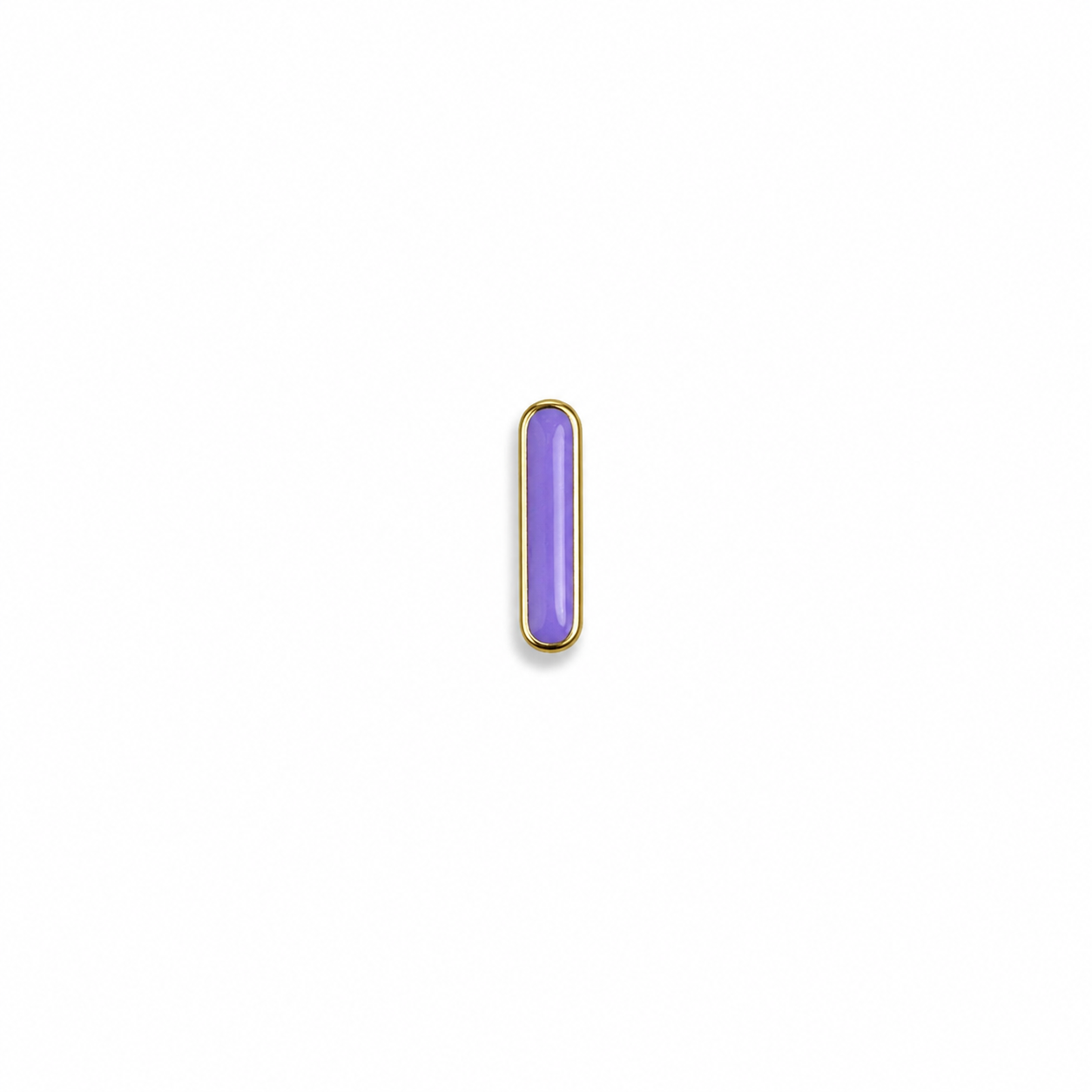 Enamel Initial Charm