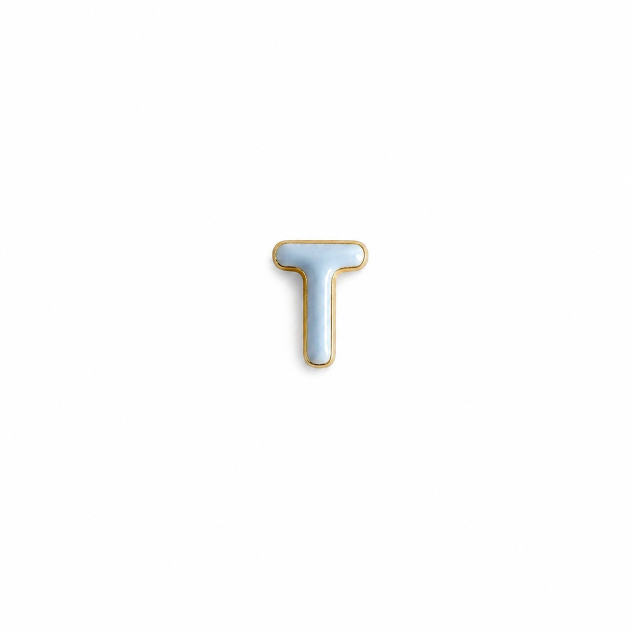 Enamel Initial Charm