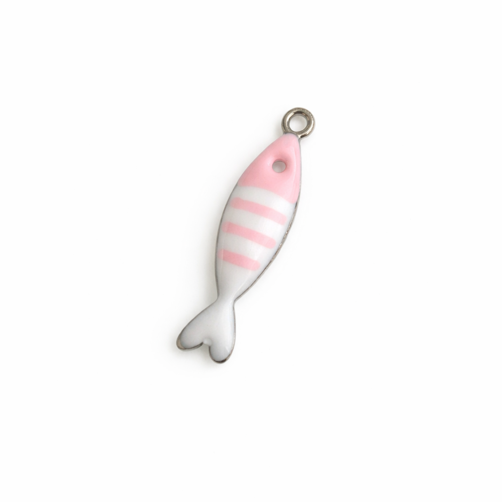 Small Enamel Fish Charm