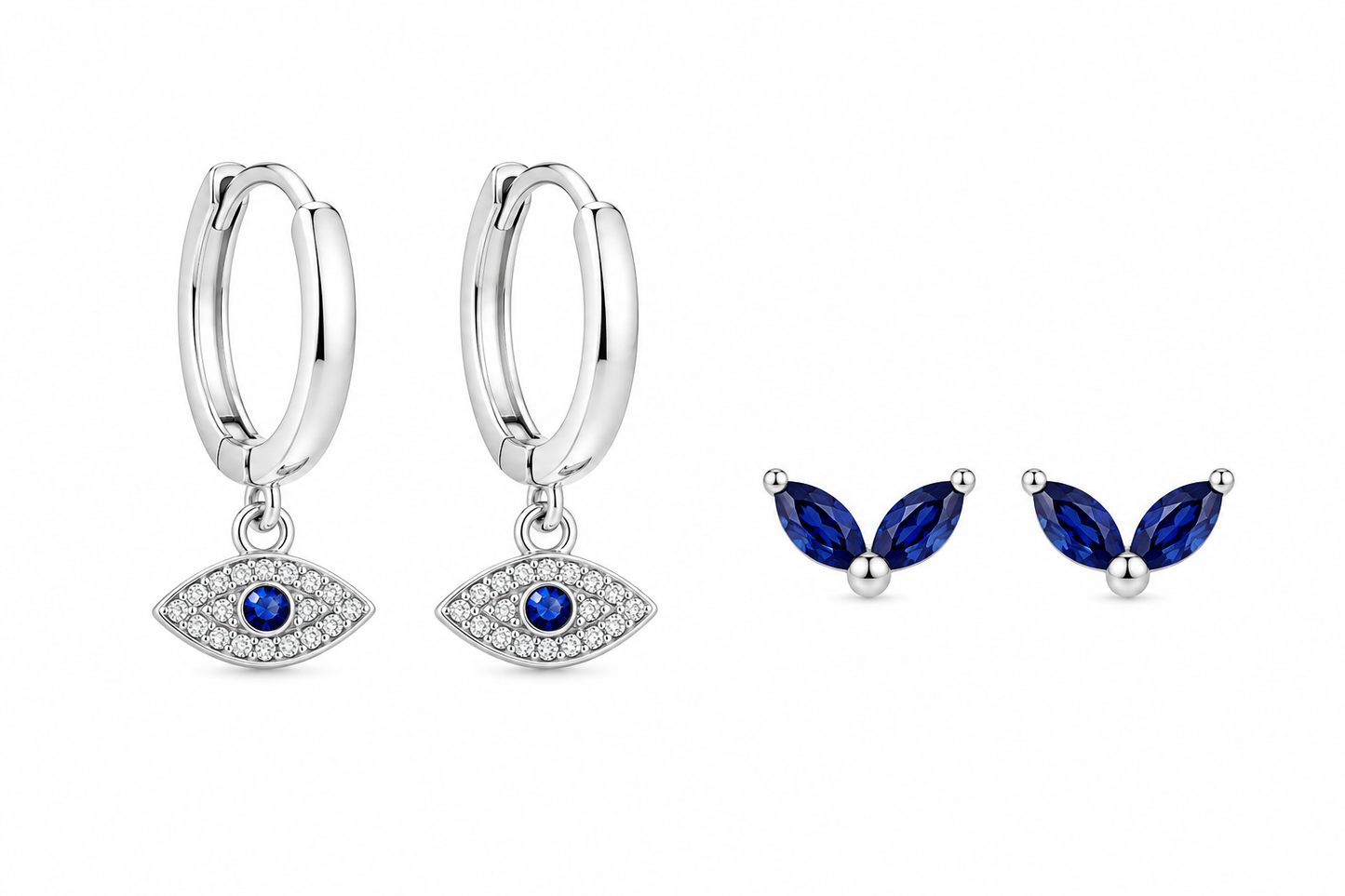 Evil Eye Earring Set