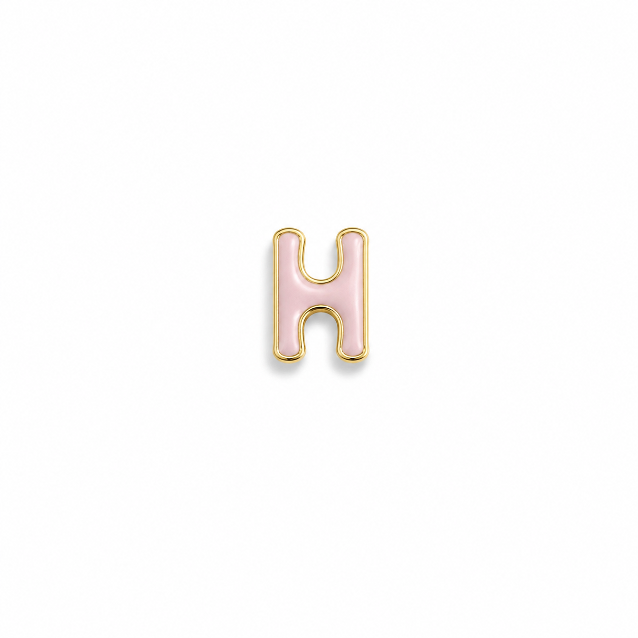 Enamel Initial Charm