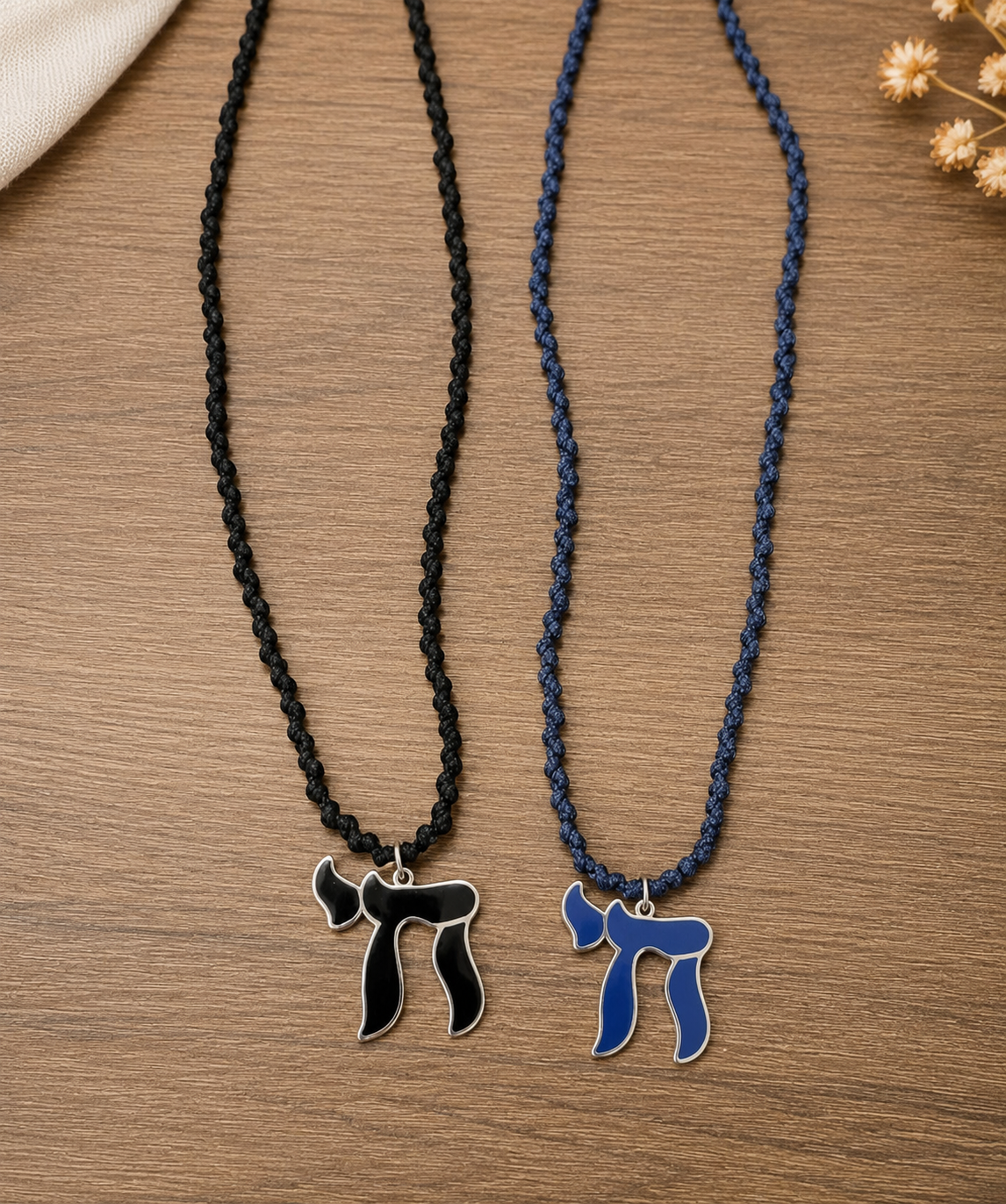 Enamel Chai On Knotted Cord