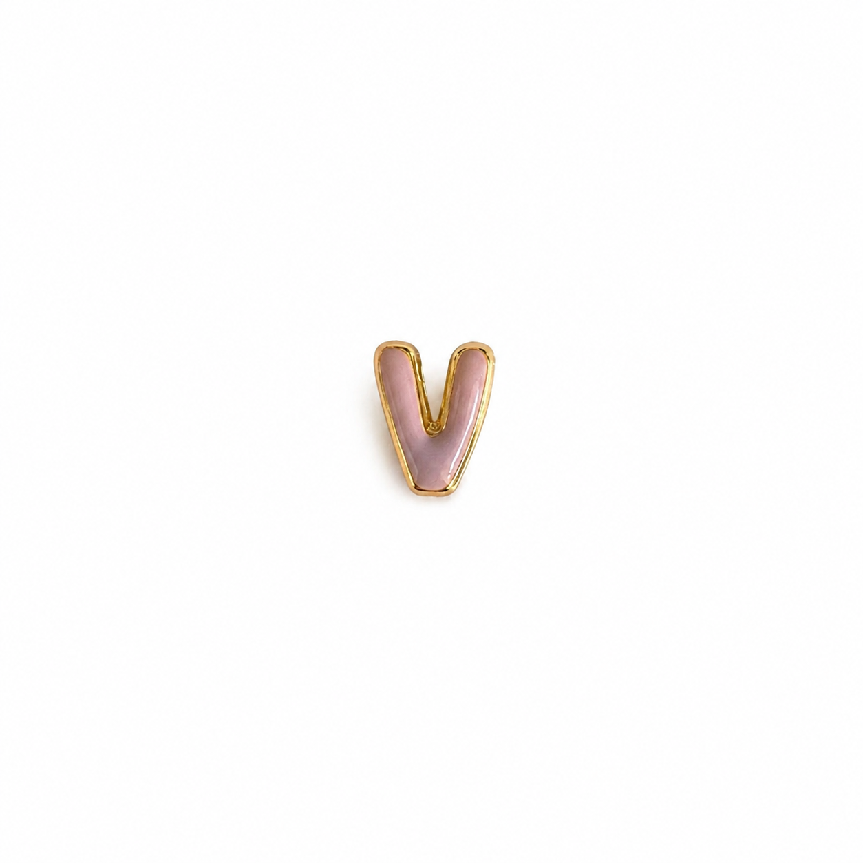 Enamel Initial Charm