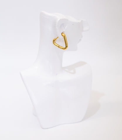 Triangle Huggies Earrings