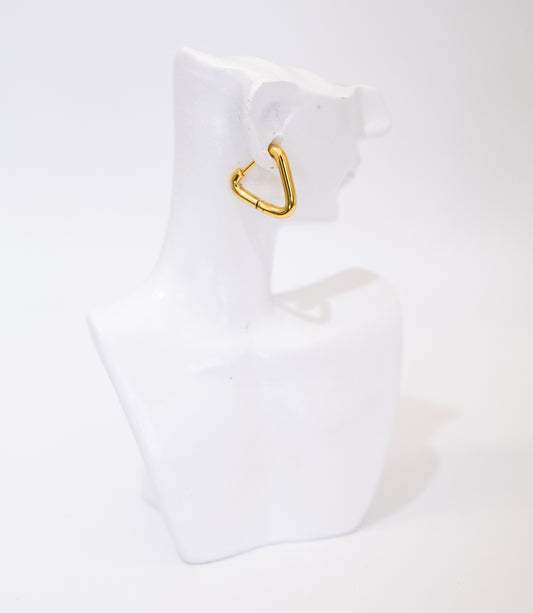 Triangle Huggies Earrings
