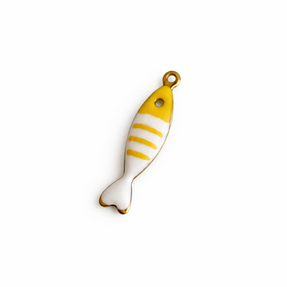 Small Enamel Fish Charm