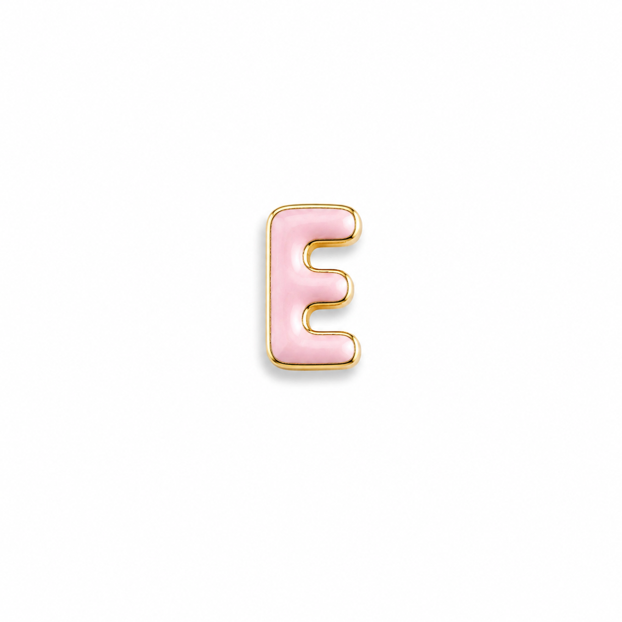 Enamel Initial Charm