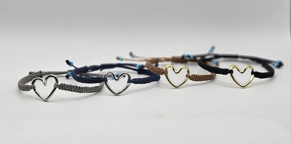 Heart Cord Bracelet