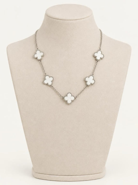 Silver Four Leaf Clover