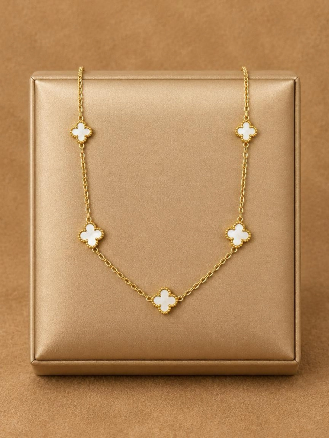 Small  Four Leaf Clover Necklace