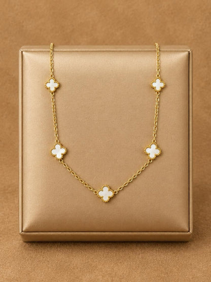 Small  Four Leaf Clover Necklace
