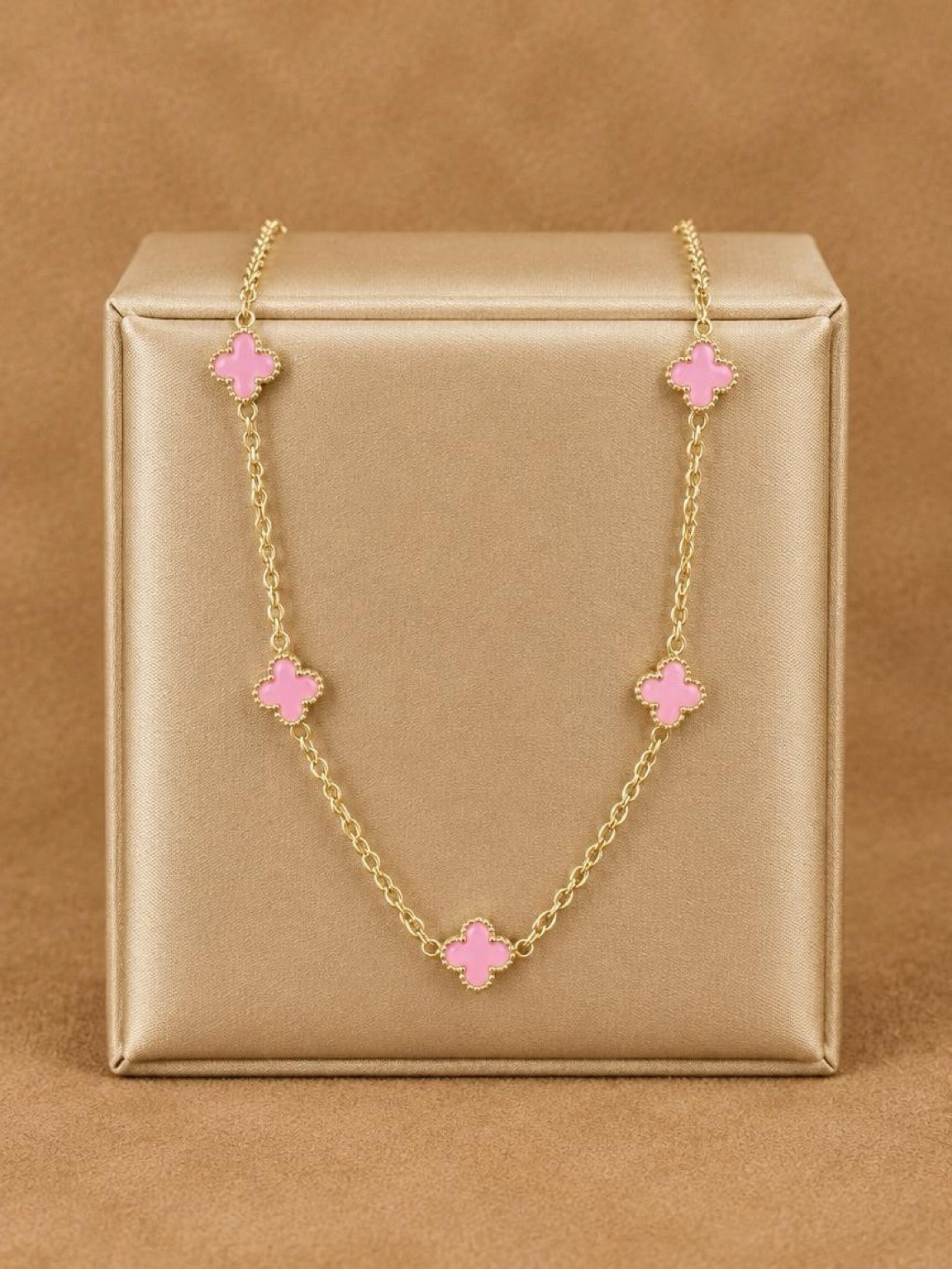 Small  Four Leaf Clover Necklace