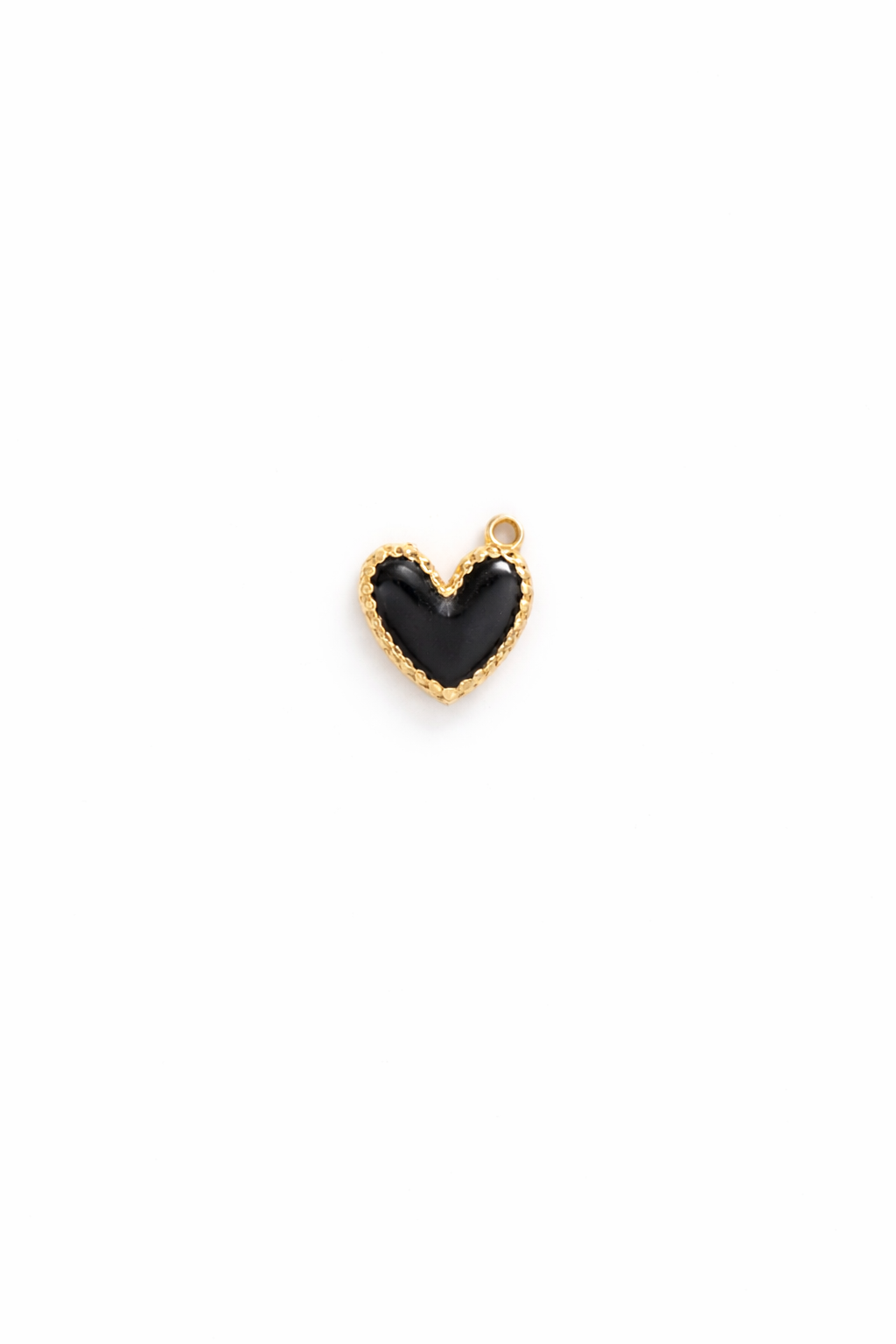 Black Heart Charm