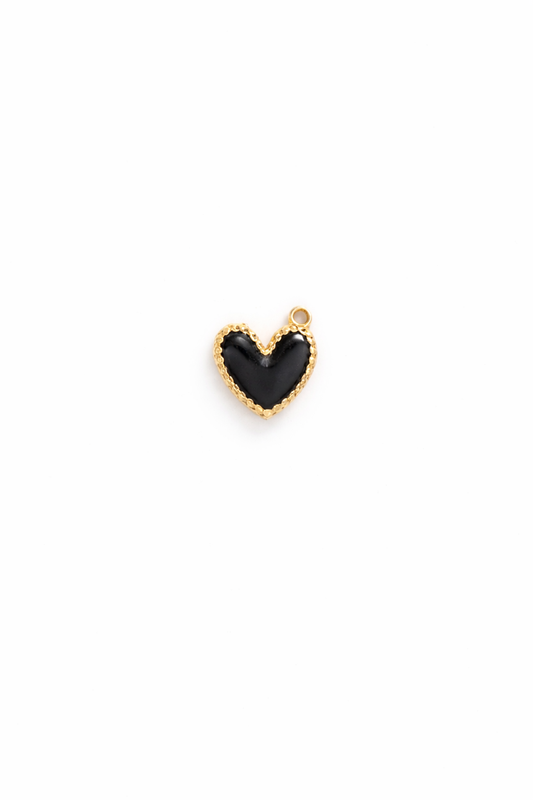 Black Heart Charm