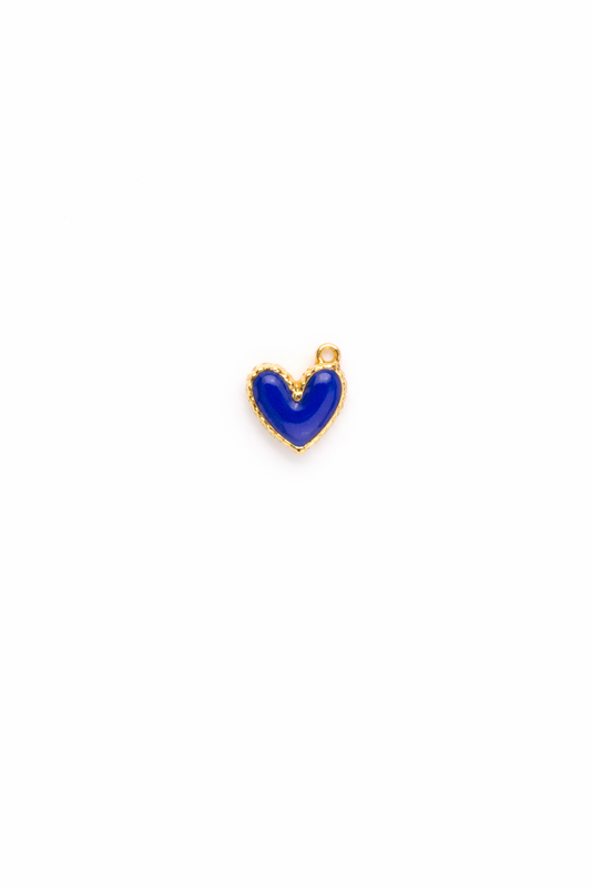 Blue Heart Charm