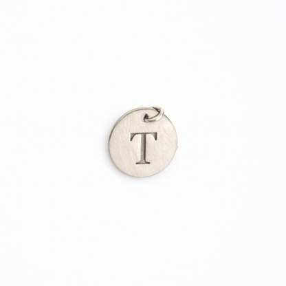 Silver Initial Charms