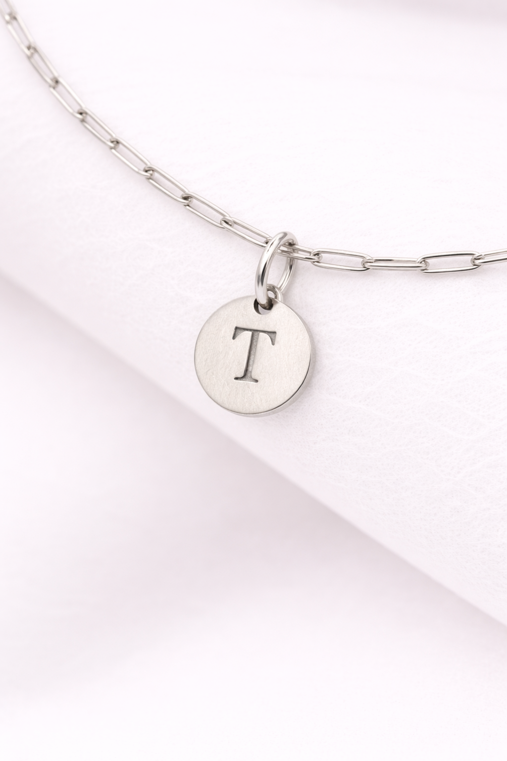 Silver Initial Charms